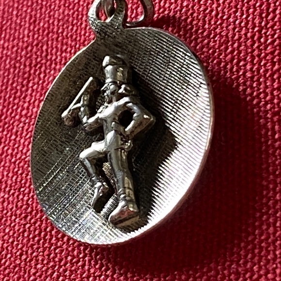 VTG I JMS I Sterling Drum Majorette + Baton Charm - Picture 15 of 16